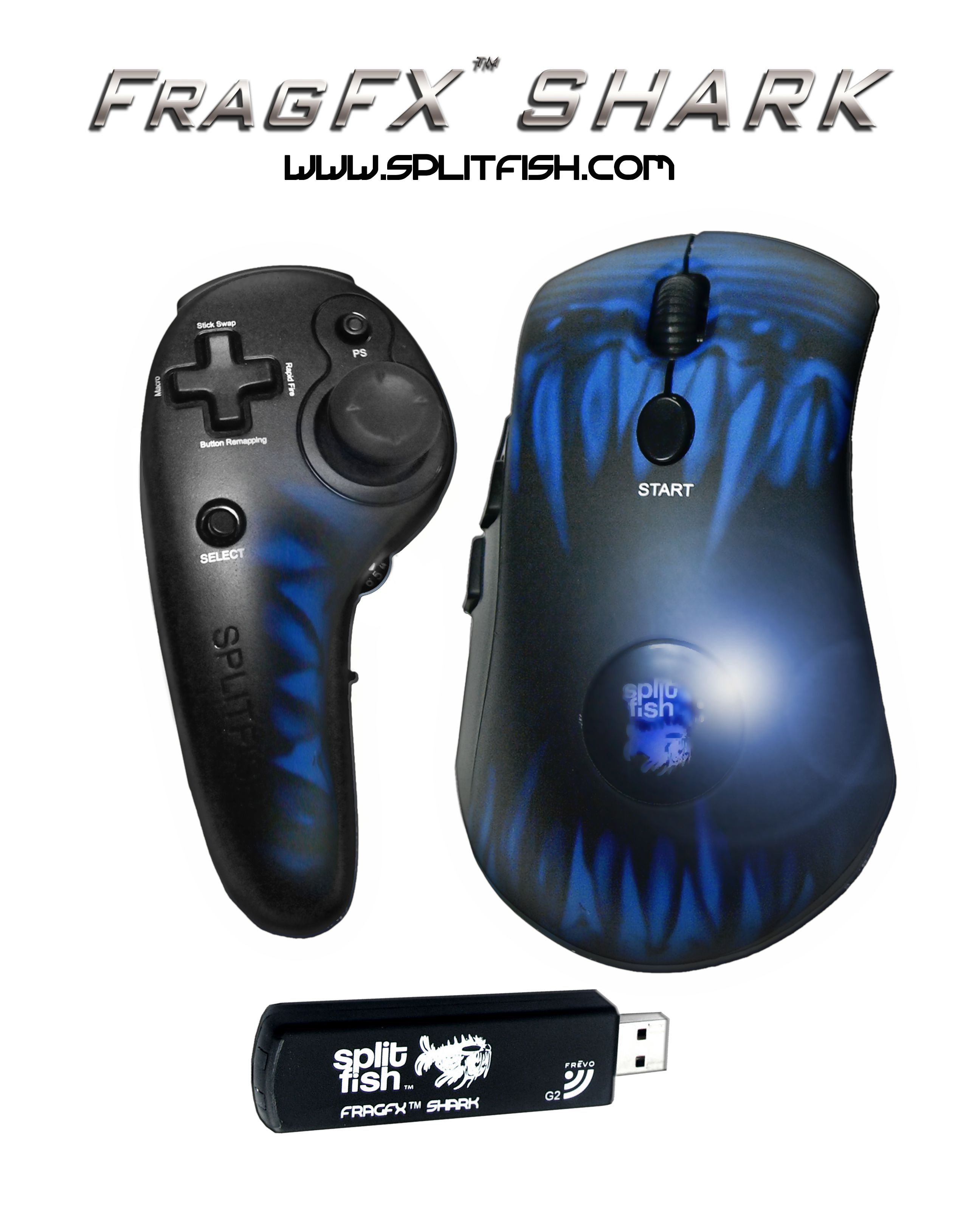 Splitfish Releases New Screenshots for the FRAGFX Shark