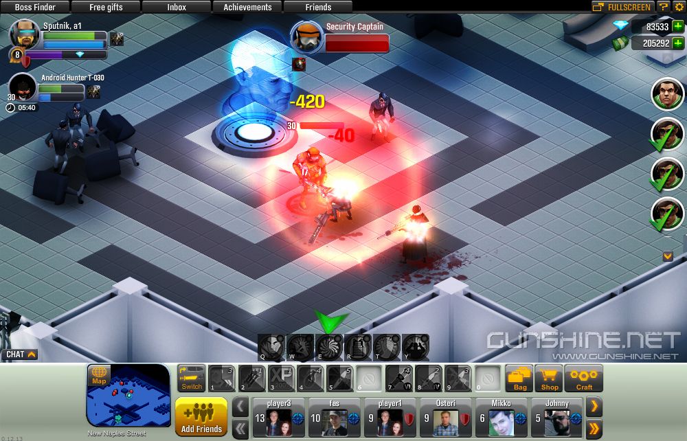 Gunshine.net Brings Real-time MMORPG Action to Facebook