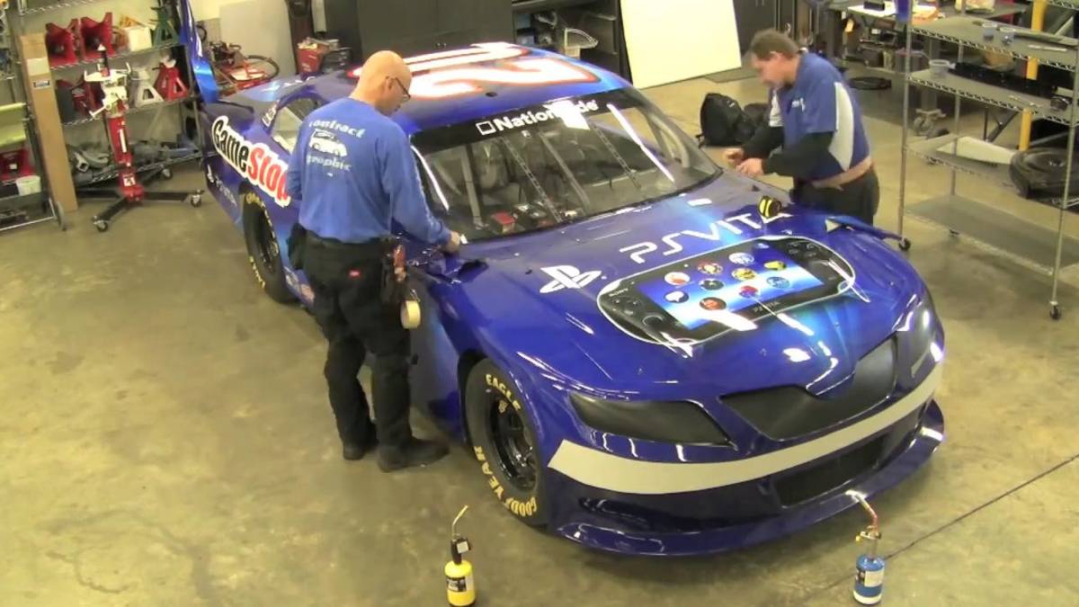 The PS Vita Goes Racing, Gets a NASCAR Car