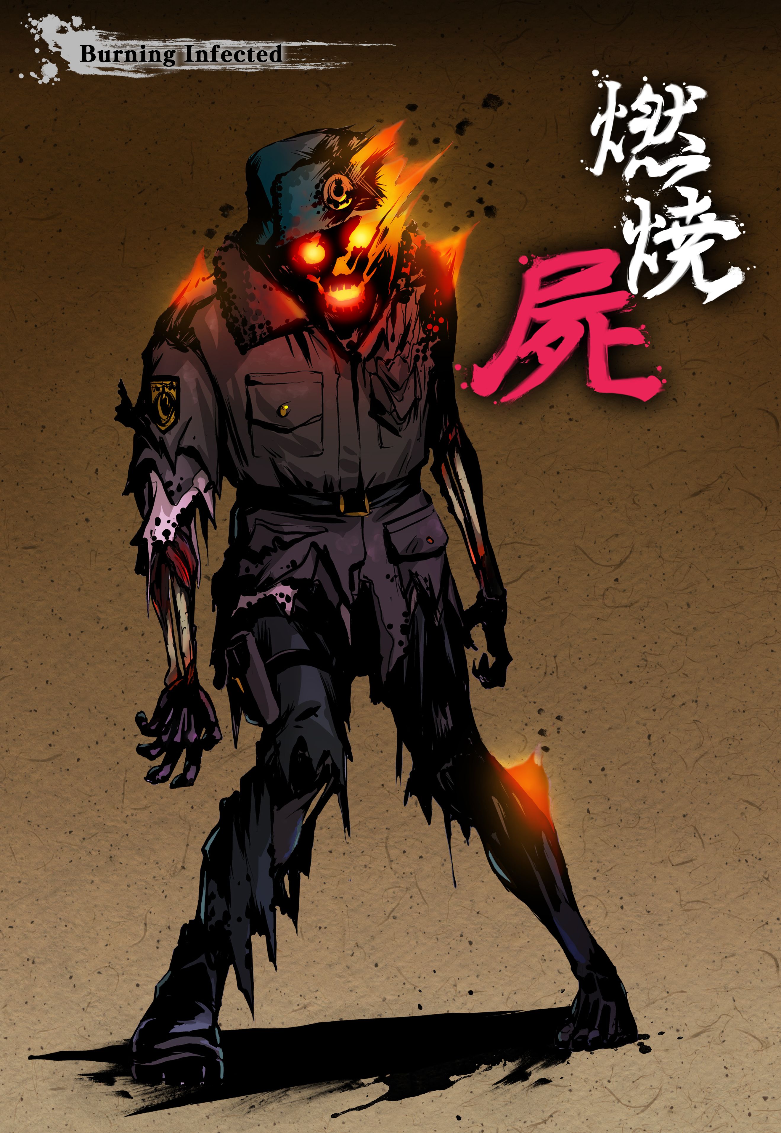 Yaiba Ninja Gaiden Z - ZombieStill_Burning Infected_130819