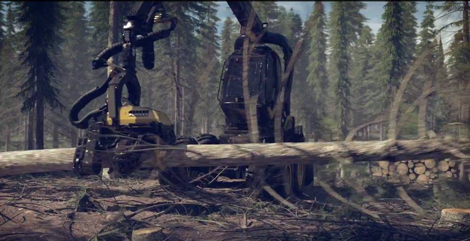 Farming Simulator 15 Introduces You to Tree Cutting