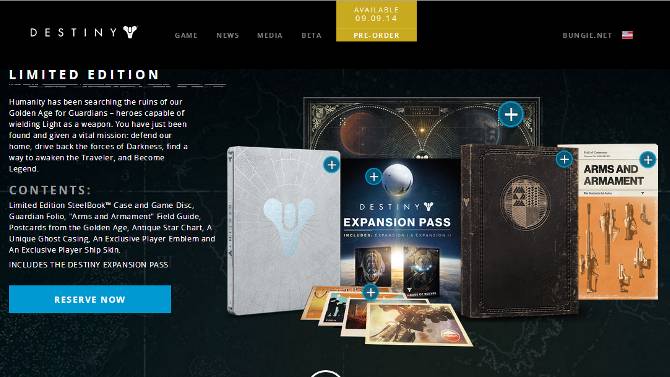 Latest Destiny Trailer Details the Game's Various Collector's Editions