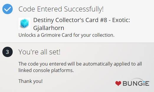 Here's a List of Destiny Grimoire, Emblem and Shader Redemption Codes