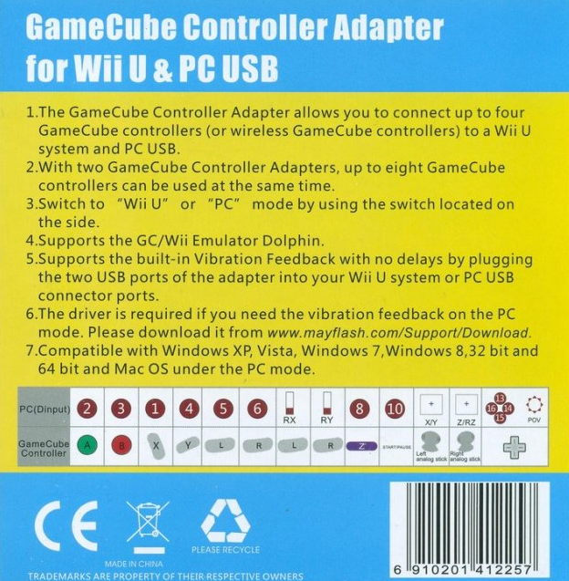 The Mayflash Gamecube Controller Adapter For Wii U and PC Is Now ...