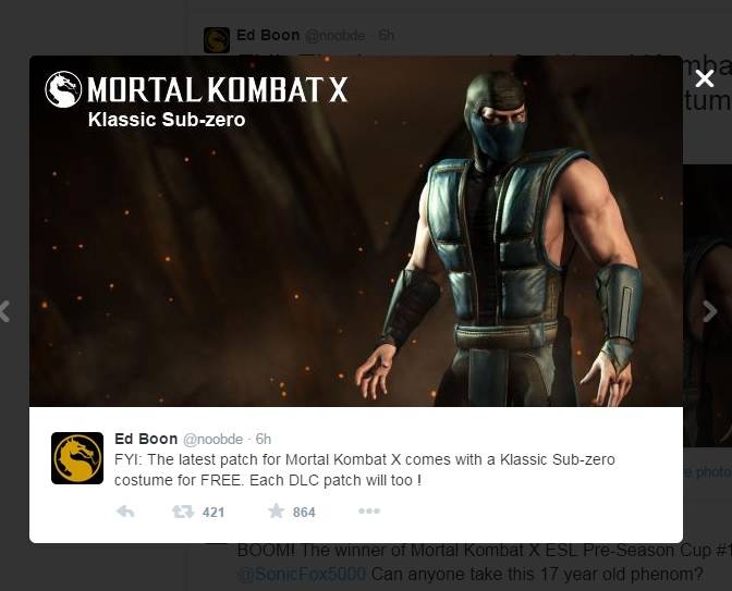 The Latest Mortal Kombat X Patch Comes With a Chilling Surprise