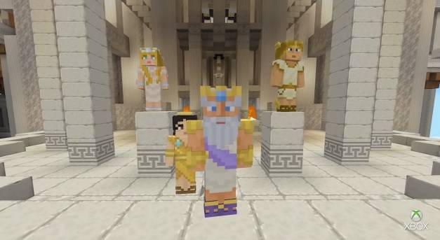 Climb Mt. Olympus in the Minecraft Greek Mythology Mash-up Pack