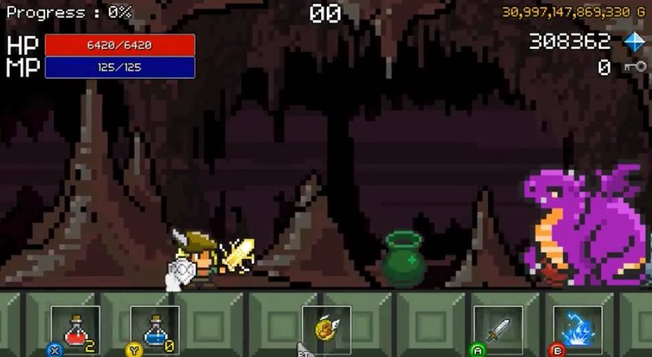 Kill Everything in Your Way in Buff Knight Advanced