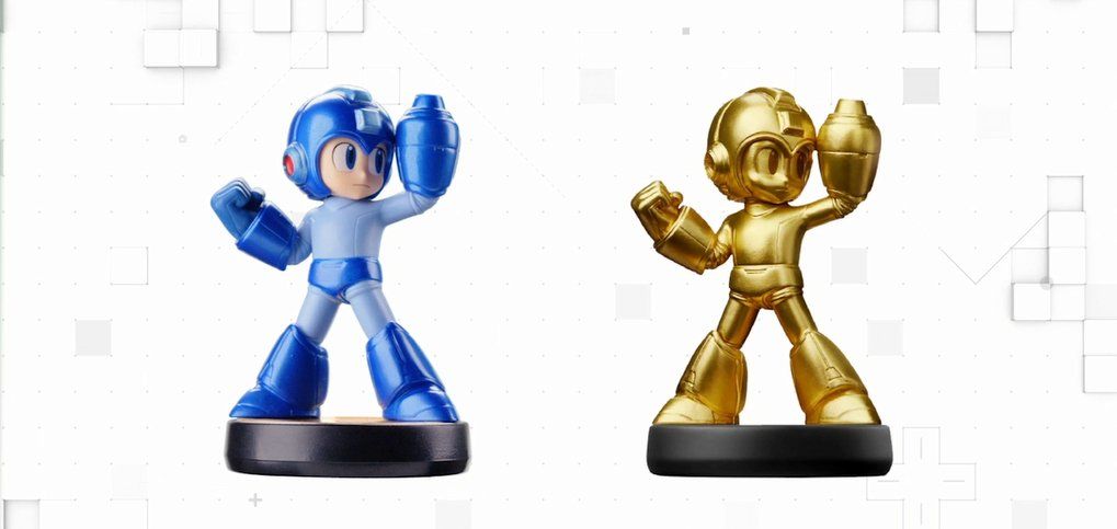 amiibo ゴールドロックマン(gold mega man) 日本未発売 Gold Mega Man