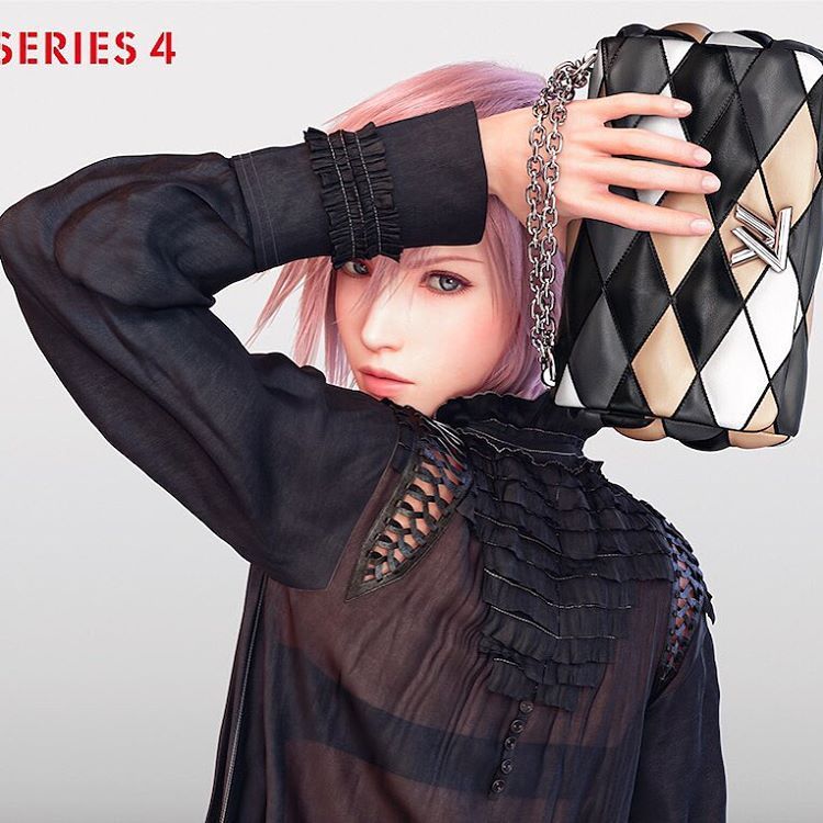 【非売品・希少LOUIS VUITTON × FINAL FANTASYXIII Final Fantasy's Lightning turns Louis Vuitton model - GamesBeat