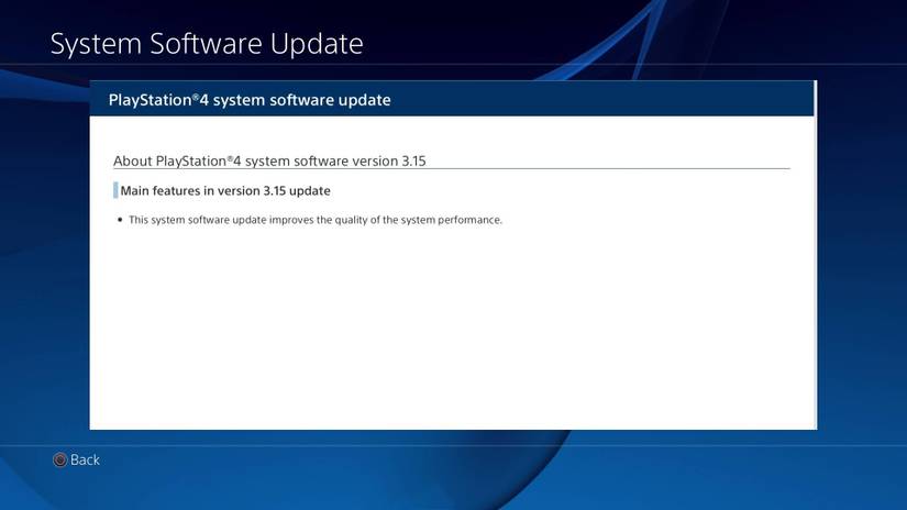 PS4 System Software Update 3.15 Now Available for Download on ...