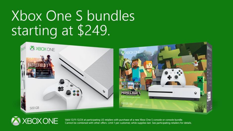 Microsoft Discounts Xbox One Consoles/Bundles By 50 for the Holidays