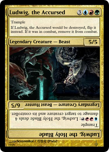 Fan Crafts Superb Bloodborne-Themed Magic: The Gathering Cards