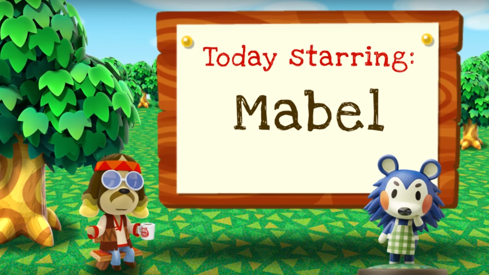 Mabel Featured in Animal Crossing: New Leaf - Welcome amiibo Trailer