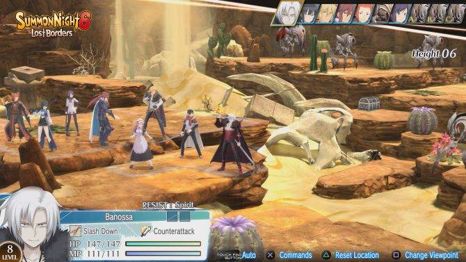 SUMMON NIGHT 6 LOST BORDERS SONY PLAYSTATION VITA (PSVITA) USA OCCASION