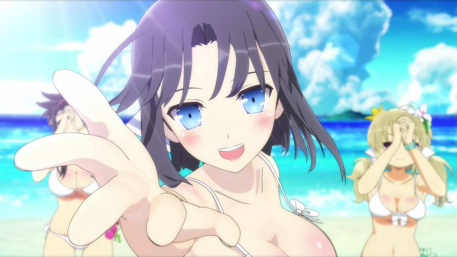 Jeu PS4 Senran Kagura Peach Beach Splash - Comme Neuf, Version FR