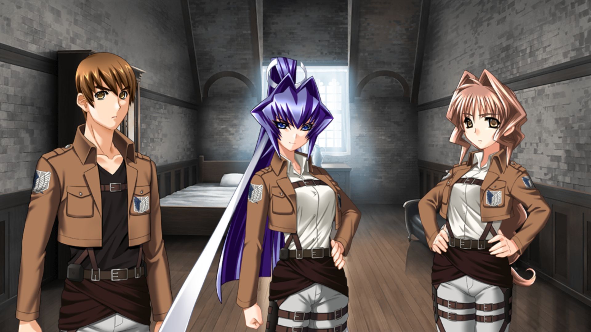 Muv-Luv Alternative: Strike Frontier's Attack on Titan Crossover