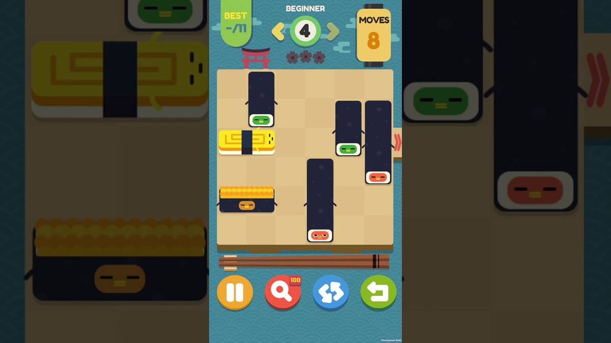 Upcoming Mobile Game Push Sushi Combines Japanese Cuisine and Slide Puzzles