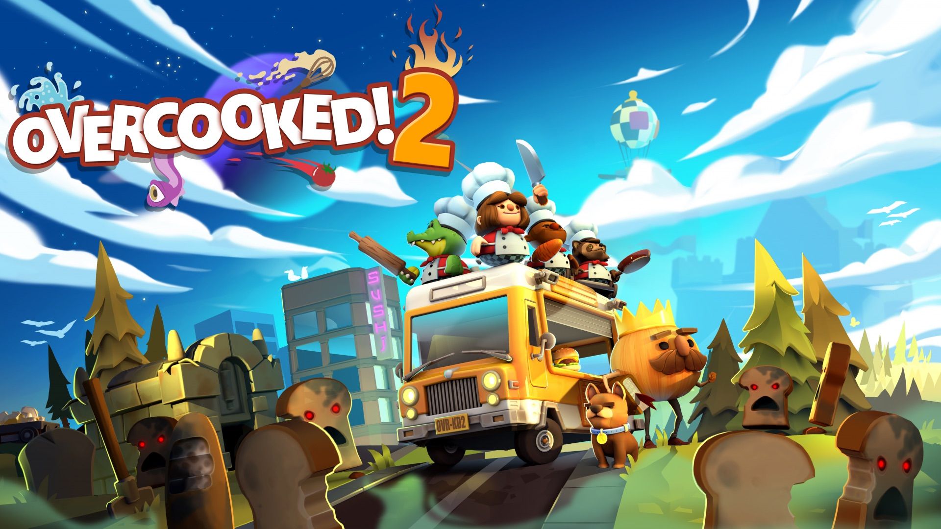 Overcooked 2 Launch Day Trailer Features Zombie Bread