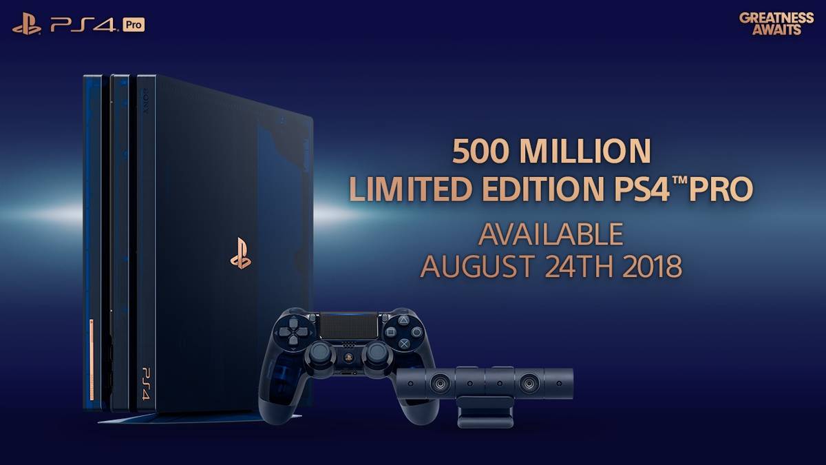 Limited Edition PS4 Pro Celebrates 500 Million PlayStation Consoles Sold