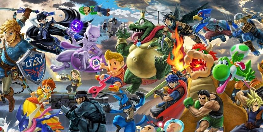 Check Out Super Smash Bros. Ultimate's Massive Character Art Featuring ...