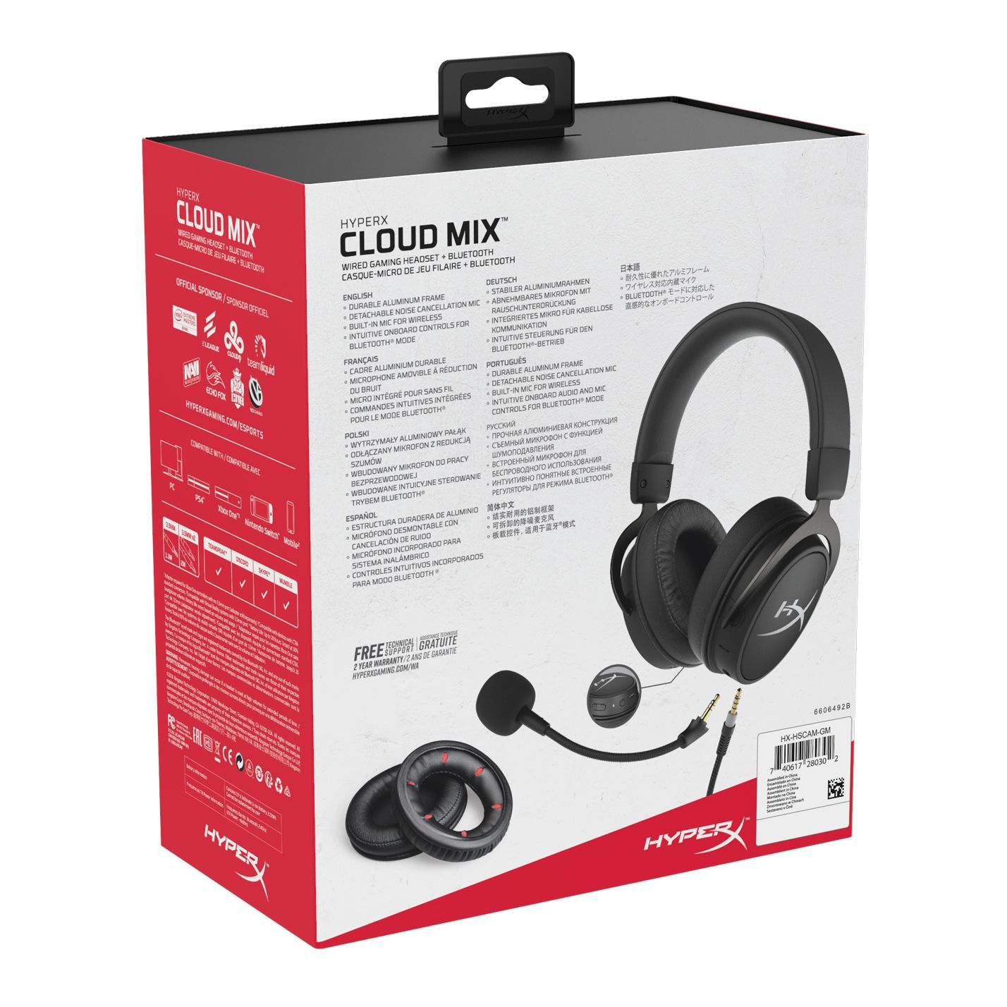 HyperX Cloud Alpha – Casque Gaming avec control audio intégré