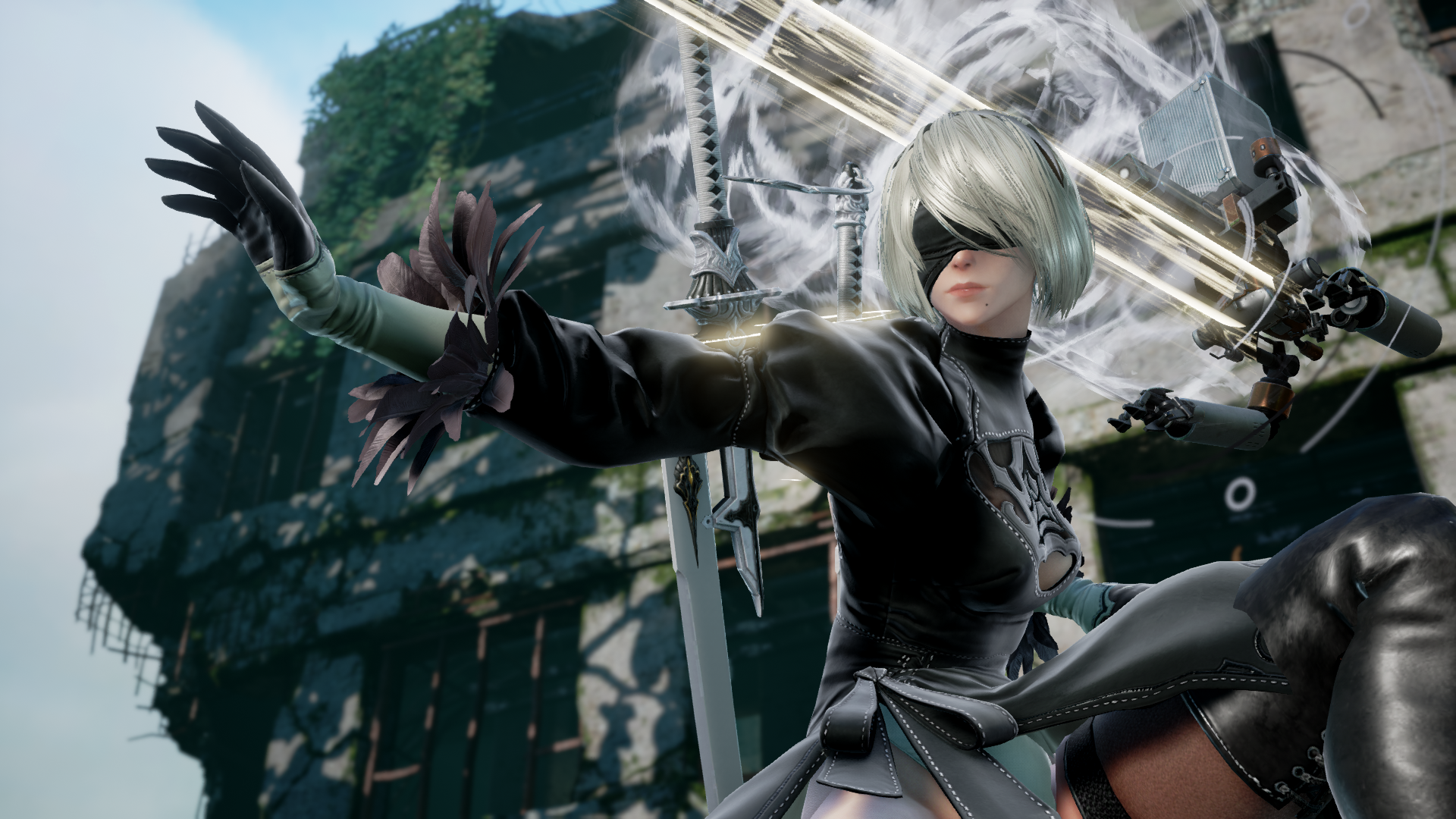 NieR: Automata's 2B Gets Tons of New Screenshots in Soul Calibur VI