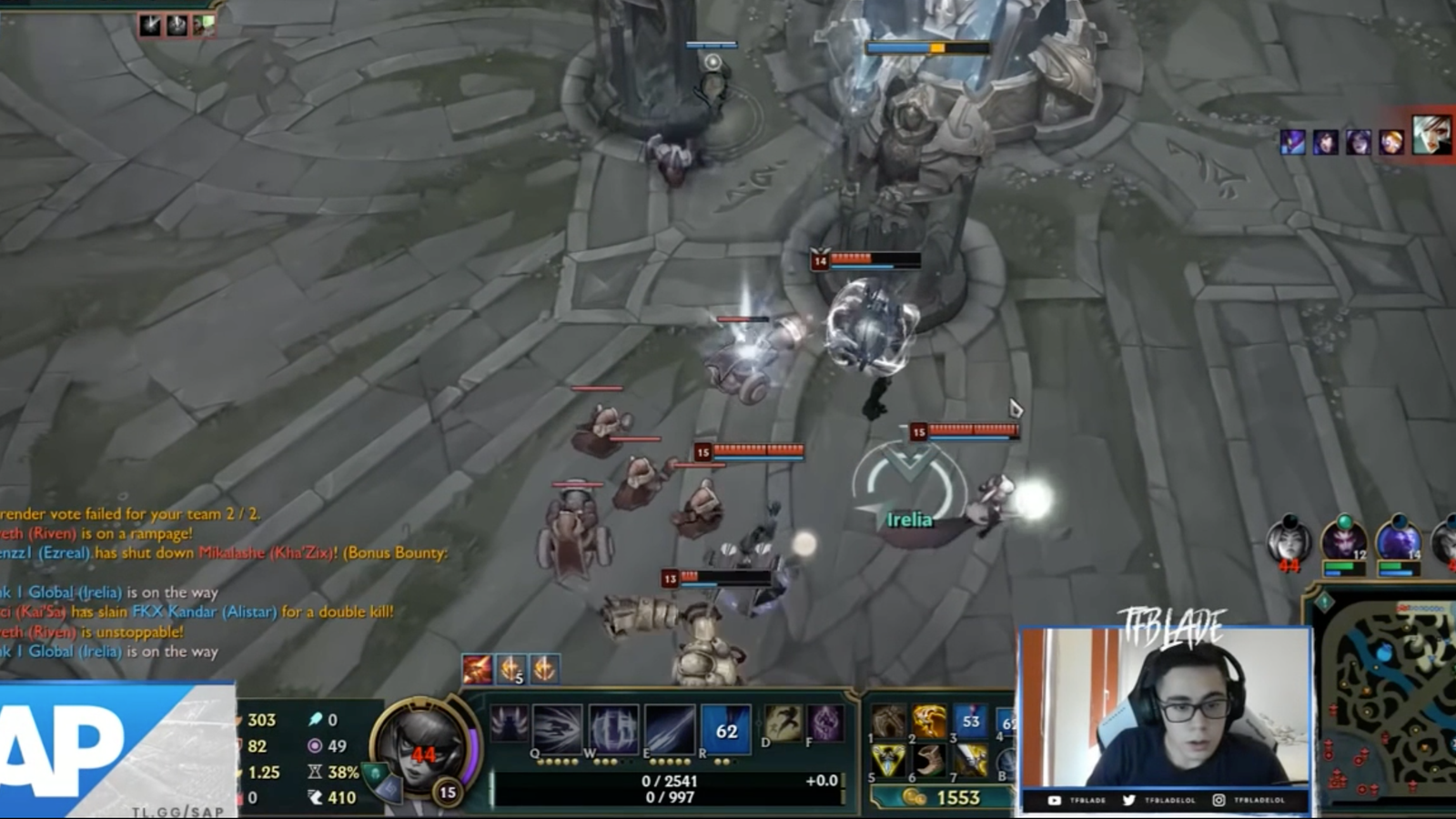 League of Legends Streamer TF Blade Has Been Banned from Twitch for ...