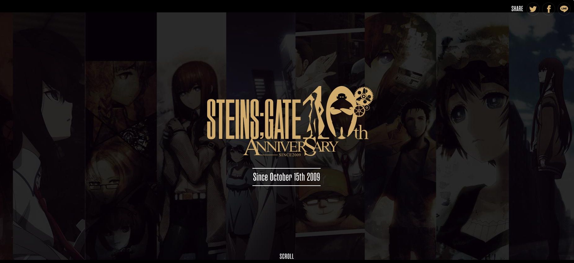 Steins;Gate 10th Anniversary Projects Announced