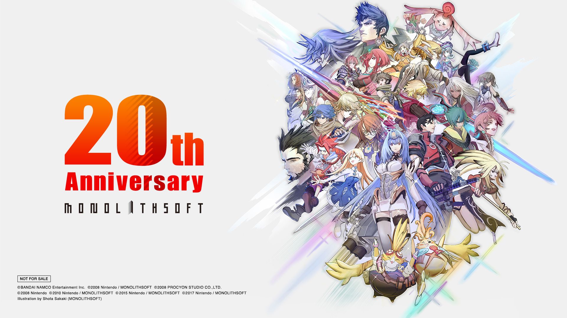 Monolith Soft Celebrates 20th Anniversary with Artworks by