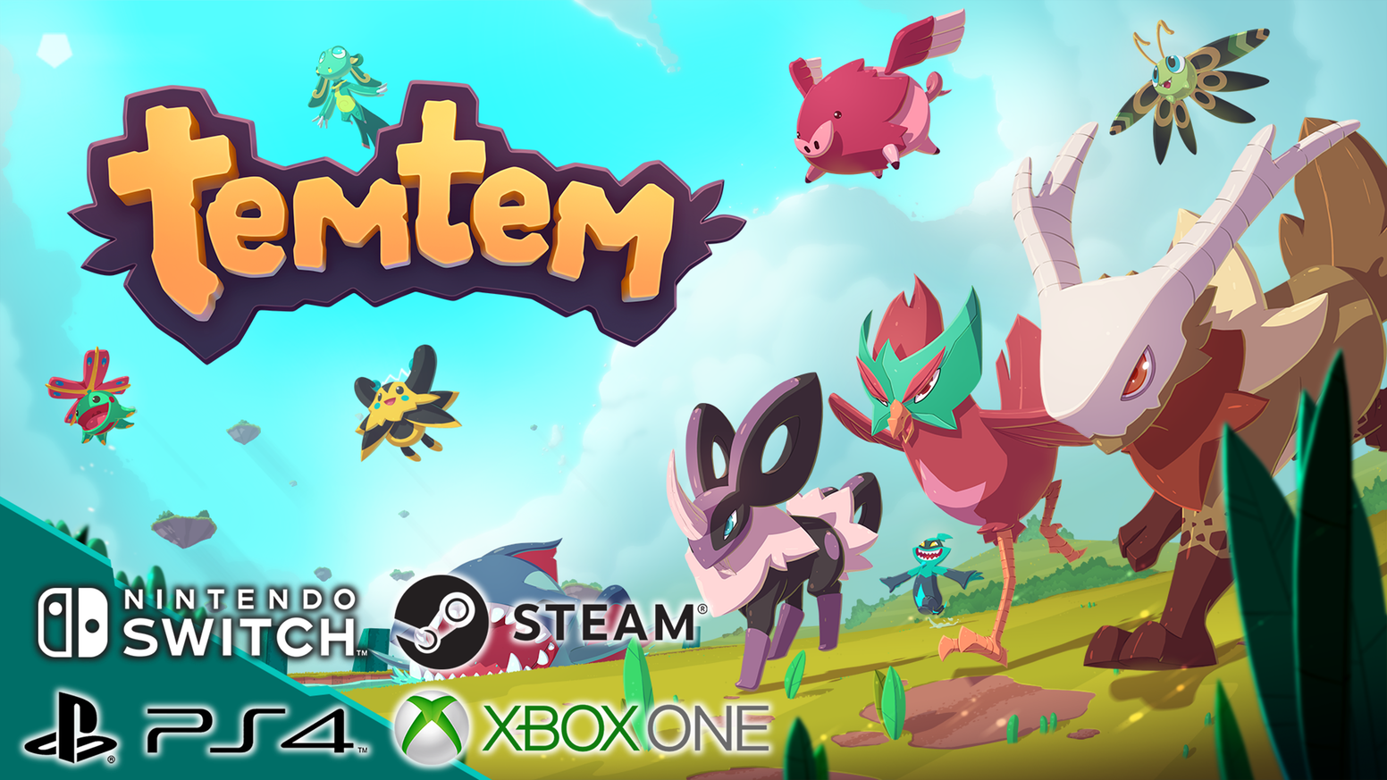 Temtem Pokemon PC PS4 Xbox One Nintendo Switch Crema monster