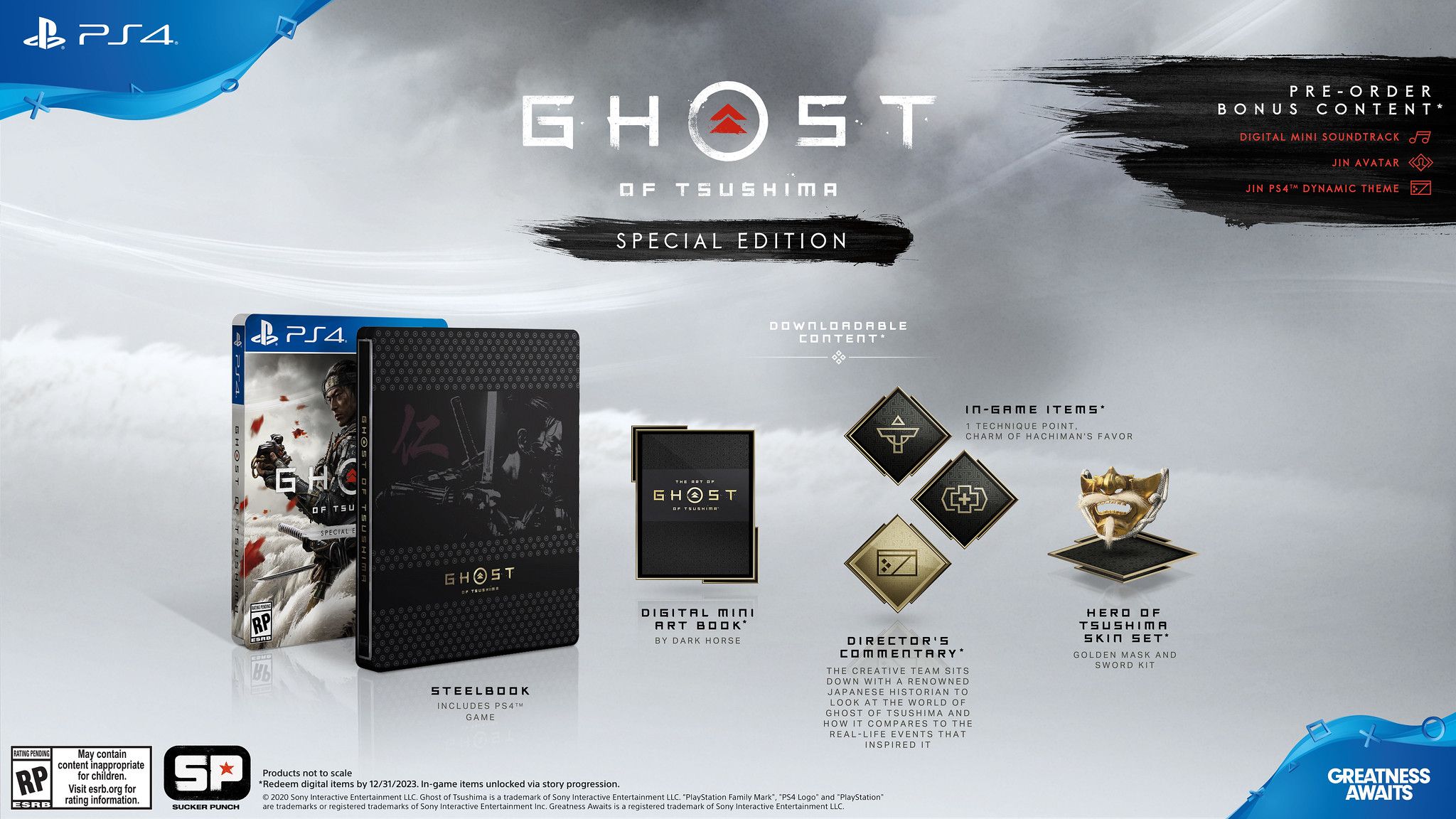 Ghost of Tsushima Collector's Edition and Pre-Order Bonuses Revealed
