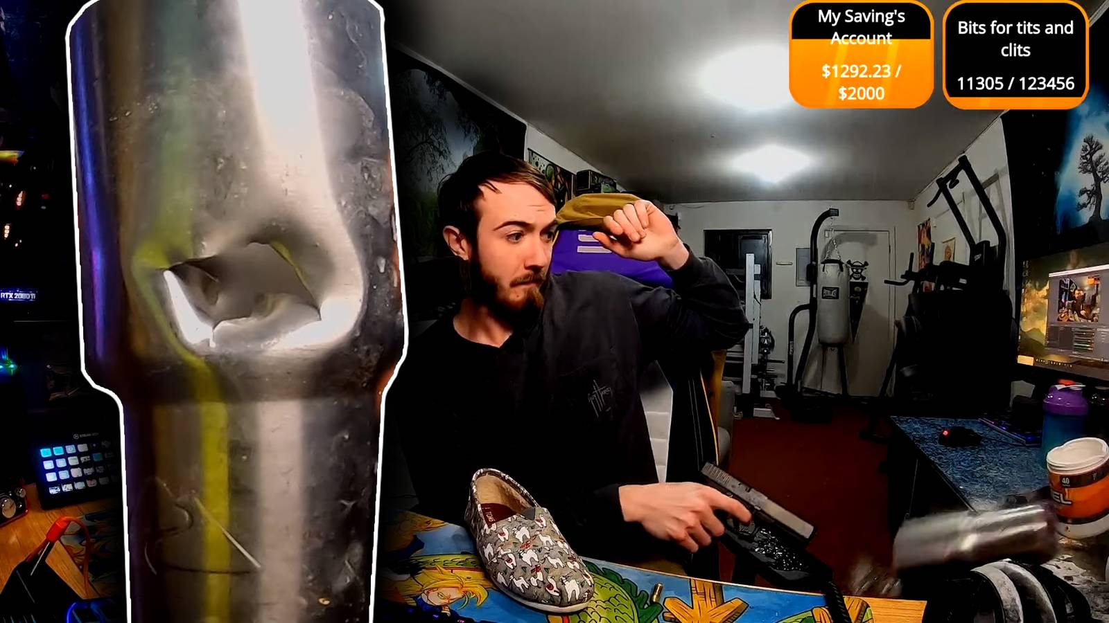 Twitch Streamer Suspended for Accidentally Shooting Bottle of G-Fuel