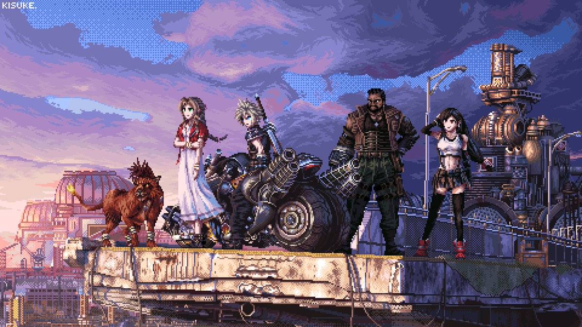 Final Fantasy VII Remake Pixel Art Channels Nostalgia in the Best Way