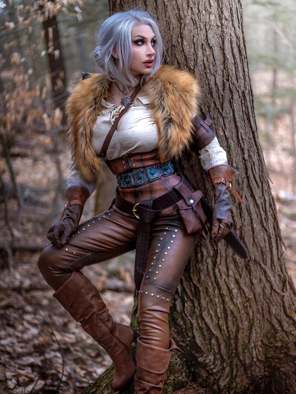 The Witcher Season 2 Netflix Ciri Cirilla Fiona Elen Cosplay Costume