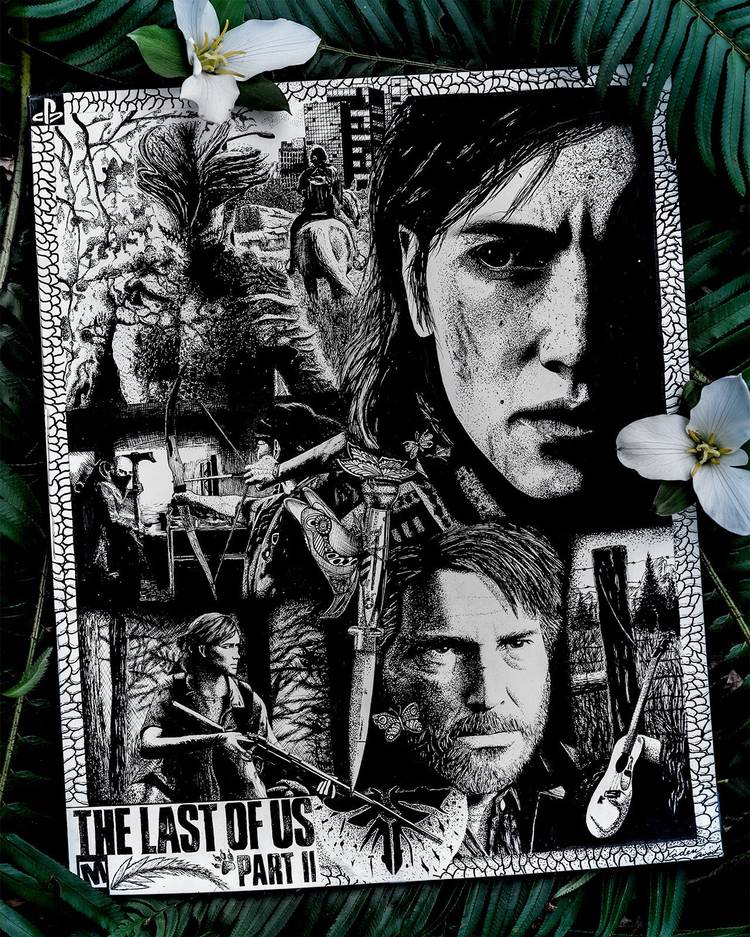 The Last of Us Part 2 Fan Art Poster Is Exceptionally Detailed