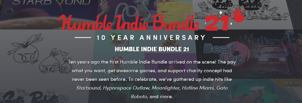 Humble Indie Bundle 21 Celebrates 10 Years of Awesome Games