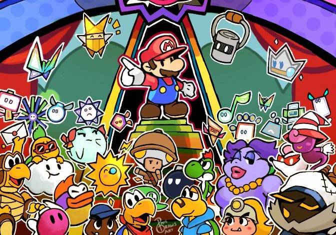 Paper Mario: The Origami King Fan Art is a Colorful Sight to Behold