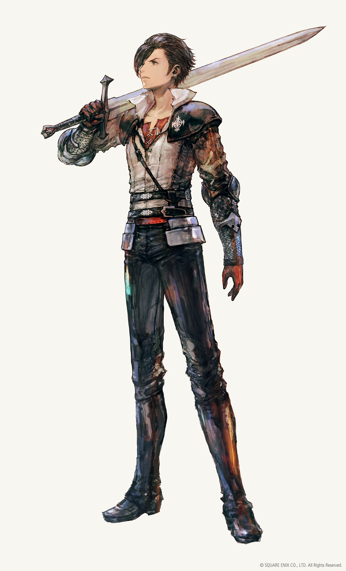 Final Fantasy XVI characters artwork Clive Rosfield