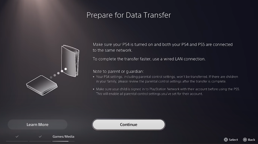 PS5 — Sony Details How to Transfer Data from PS4