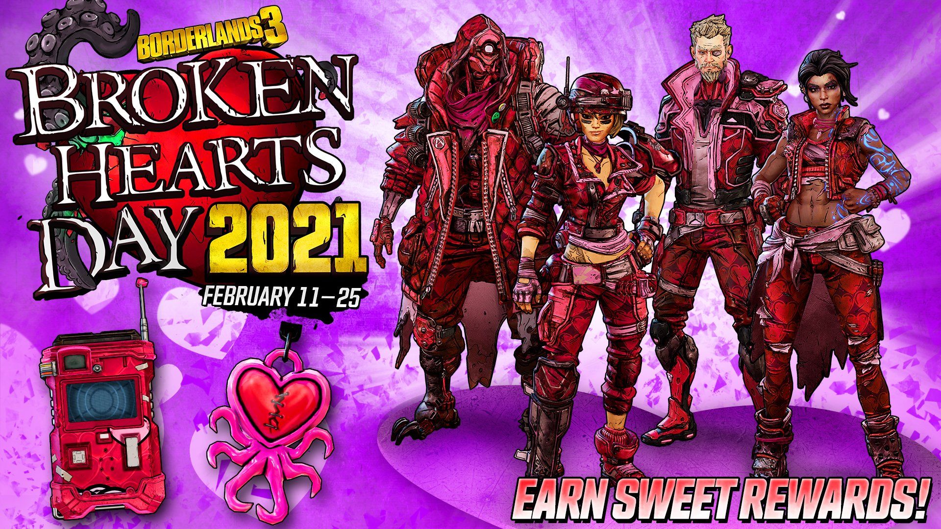 Borderlands 3 Broken Hearts Day, Gearbox