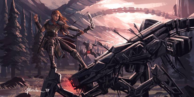 Aloy Fan Art: 10 of the Greatest Horizon Zero Dawn Illustrations