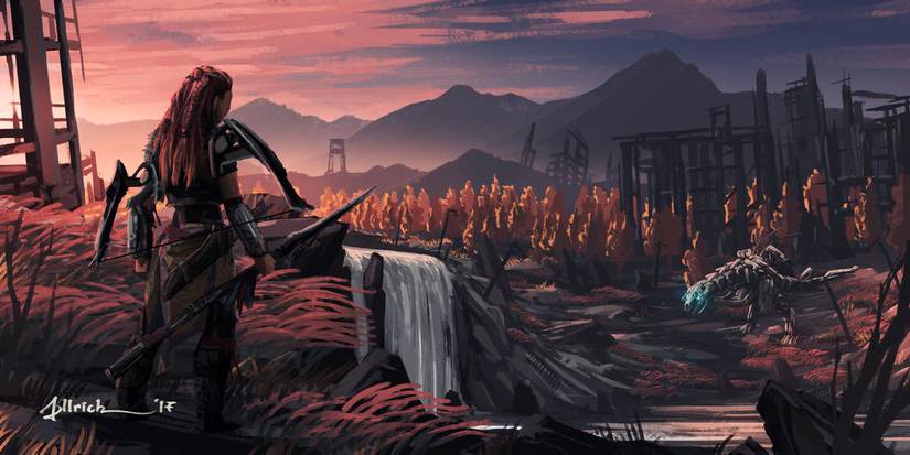 Aloy Fan Art: 10 of the Greatest Horizon Zero Dawn Illustrations