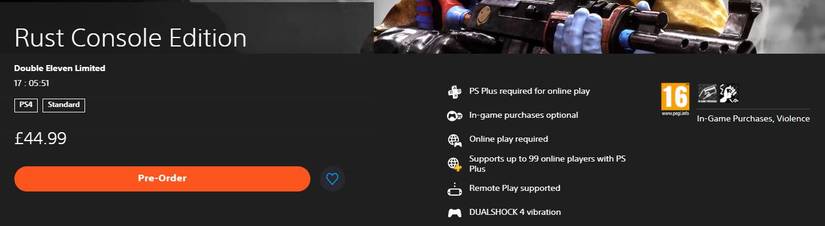 Rust Console Hours Rust Console Edition - Standard Release Time Confirmed