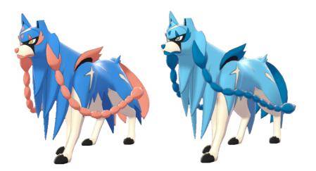 ザシアン（れきせんのゆうしゃ）　色違い