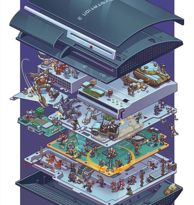 Pierre Roussel's Exploded View PS3 Fan Art