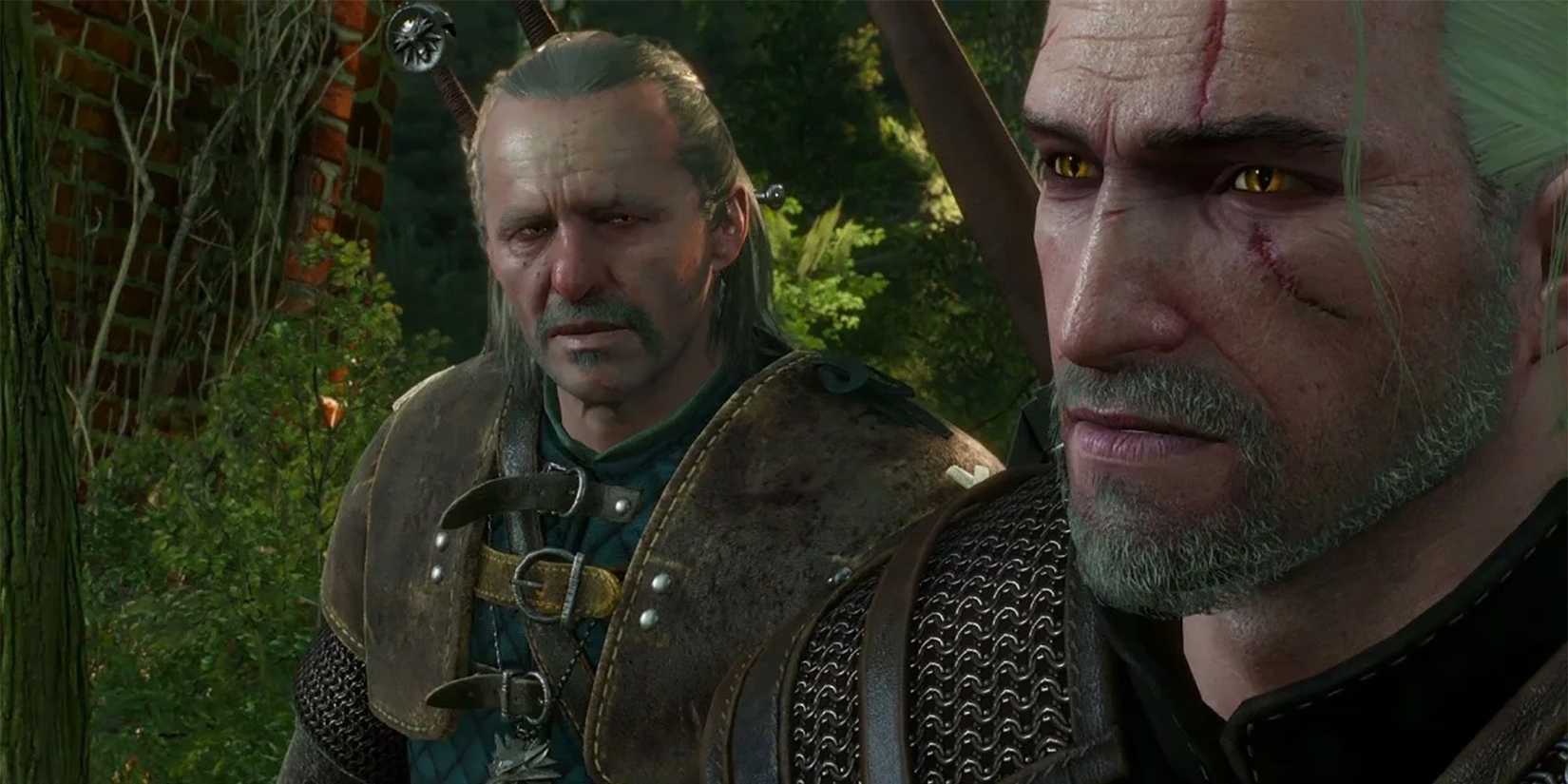 The Witcher 3 Vesemir and Geralt