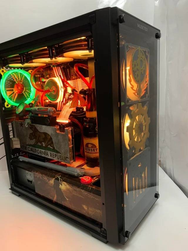 Custom Fallout Pc Fallout: New Vegas Fan Pays Homage With Epic Custom PC Build
