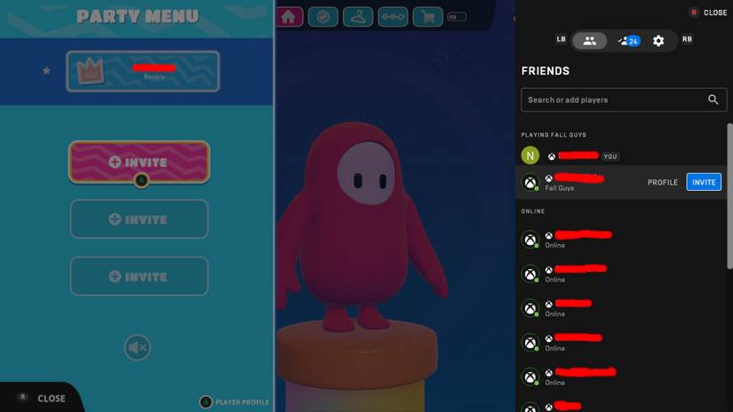 Fall Friends Game Fall Guys: How To Invite Cross Play Friends