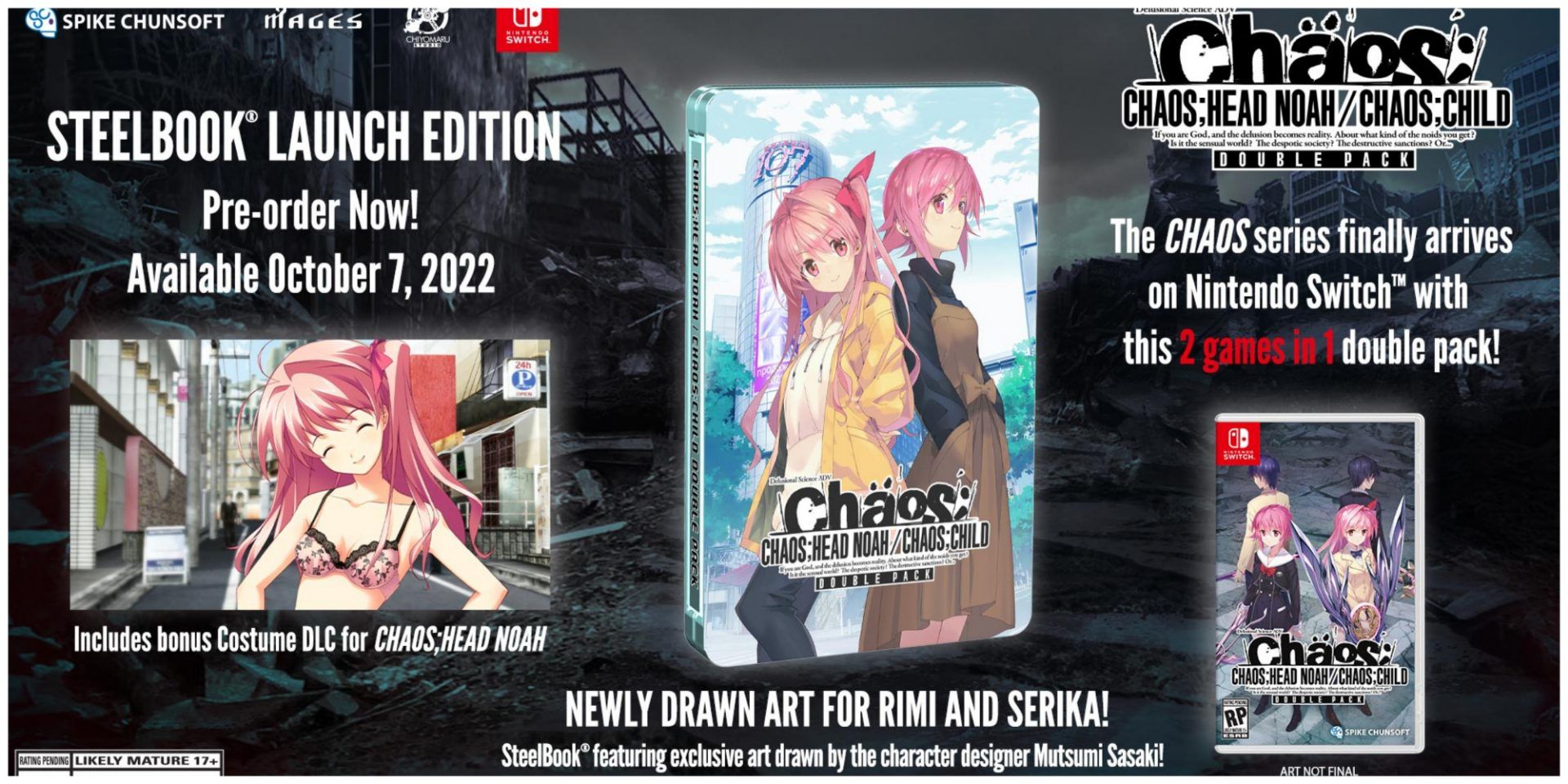 CHAOS;HEAD NOAH Remake Releases On Steam This October