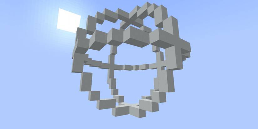 Minecraft - sphere frame